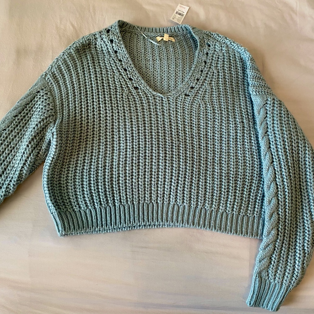 New- With Tags- Cropped Sweater